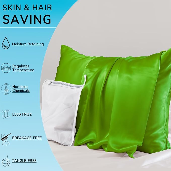 PROMEED 23 Momme Silk Pillowcase 2 Pack - Image 3