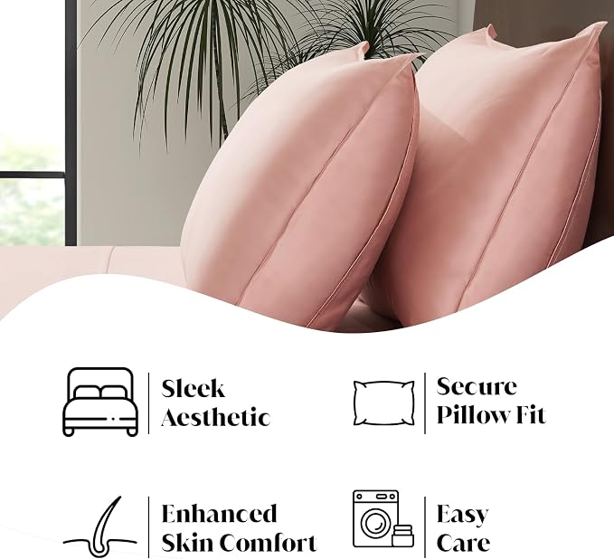 Luxury Bamboo Market | King Envelope Pillowcase Set | 100% Viscose Made from - Image 4