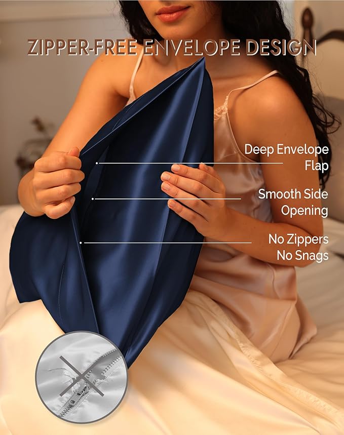 SilkSilky 100% Mulberry Silk Pillowcase - Image 6