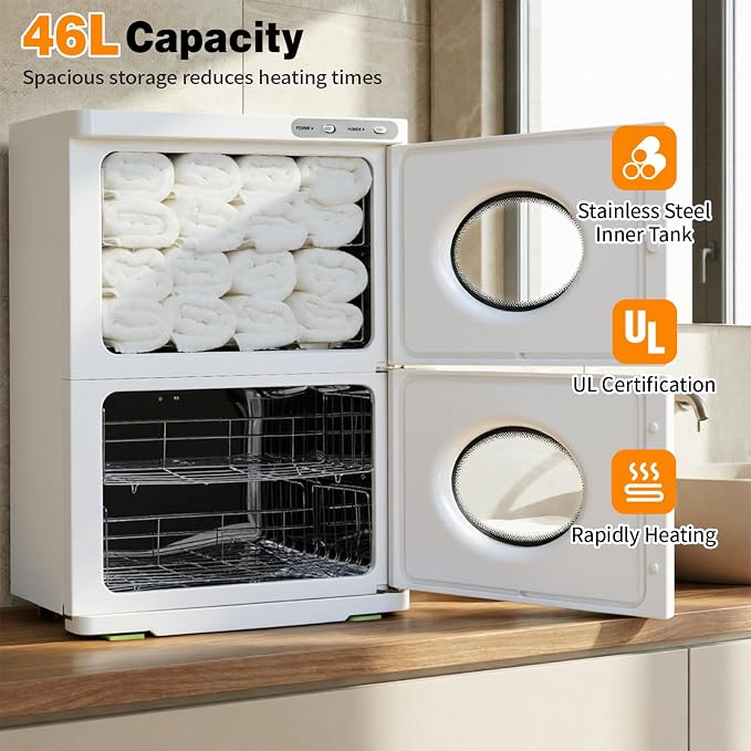 46L Hot Towel Warmer, Large Capacity Spa Towel Warmer - Image 2