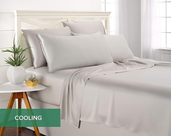 Queen Pillowcases by Pure Bamboo, Genuine 100% Organic Viscose Derived from - Image 5