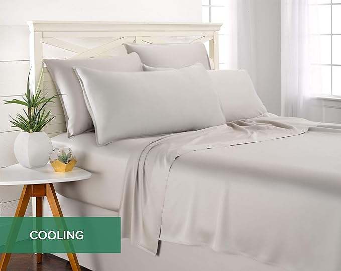 Pure Bamboo Full Sheets, Genuine 100% Organic Viscose Derived from Bamboo Bed - Image 5