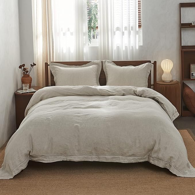 Simple&Opulence 100% Linen Duvet Cover Set - Image 2