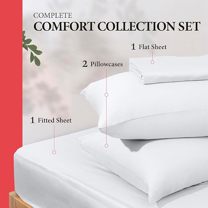 100% Egyptian Cotton Queen Size Sheet Set - Image 3