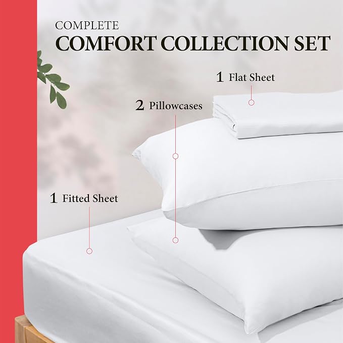 100% Egyptian Cotton California King Bed Sheet Set - Image 3