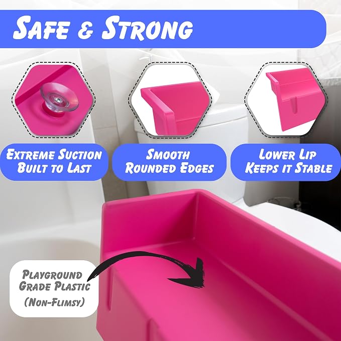 Tub Topper® Bathtub Splash Guard & Bath Shelf - Image 6