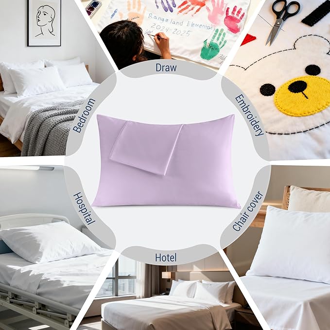 Pillowcases Standard 4 Pack, 20x26 Pillow Cases - Image 6