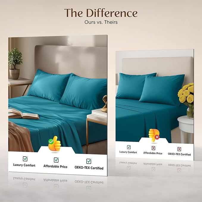 Utopia Bedding Twin Sheet Set – 3 Piece Bed Sheets - Image 6