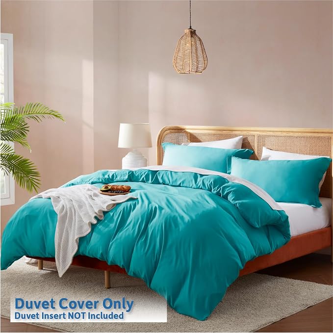 Nestl Teal Duvet Cover King Size - Image 2