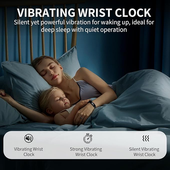 Effective Alarm Clocks for Deep Sleepers Silent Vibrating Wristband Shock Wrist - Image 3