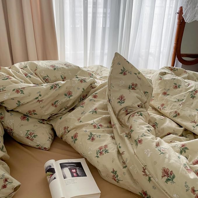 mixinni Vintage Floral Duvet Cover Full Size - Image 3