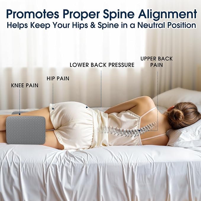 BlissTrends Memory Foam Knee Pillow, Knee Pillow - Image 5