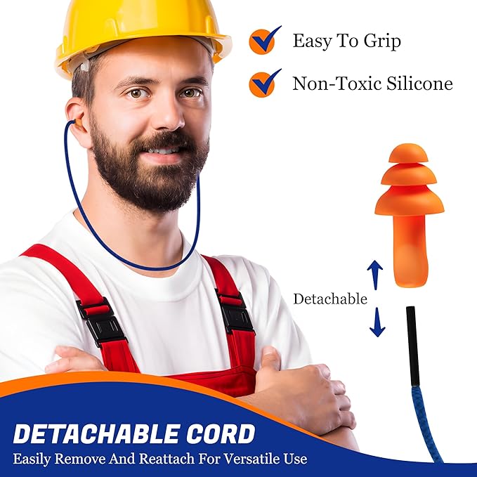 Quality Reusable Earplugs 20 Pair - Image 6