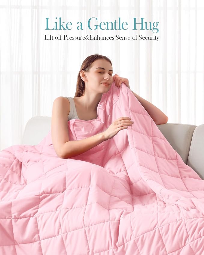 Topblan Weighted Blanket for Adults 12lbs, Soft Cooling Breathable Weighted - Image 2