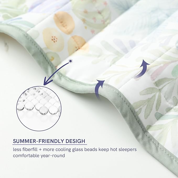 YnM 10lbs Weighted Blanket for Adults, Cooling Nylon/PE Heavy Bed Throw Blanket - Image 5