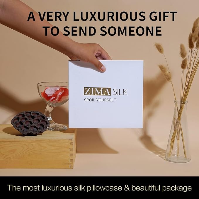 ZIMASILK 25 Momme 100% Pure Mulberry Silk Pillowcase - Image 5