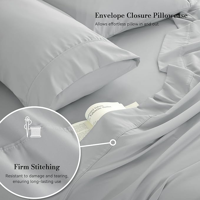 Grey Queen Sheet Set - Image 4