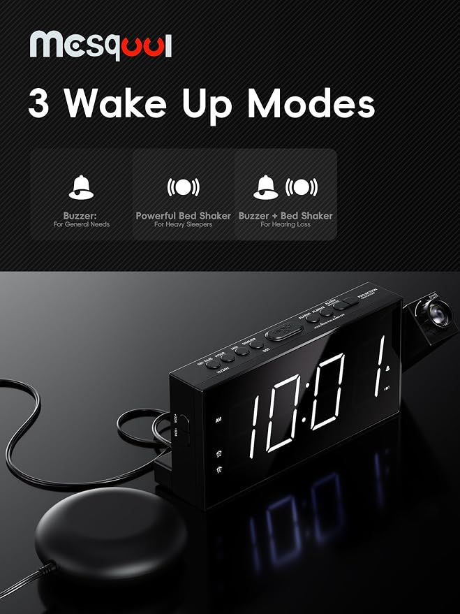 Projection Digital Alarm Clock - Image 5