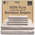 Bambaw 100% Viscose Derived from Bamboo Sheets King Size Set – 6pcs Deep Pocket by Bambaw