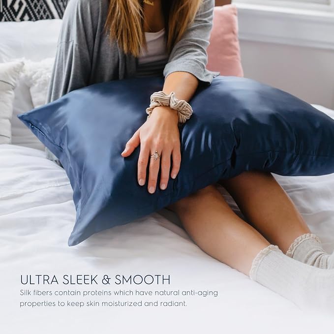 Tafts Pillow Cases - 22mm 100% Pure Mulberry 6A Silk Pillowcase - Image 4