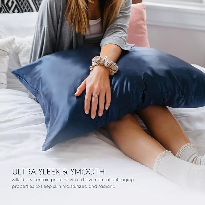 Tafts Pillow Cases - 22mm 100% Pure Mulberry 6A Silk Pillowcase - Image 4