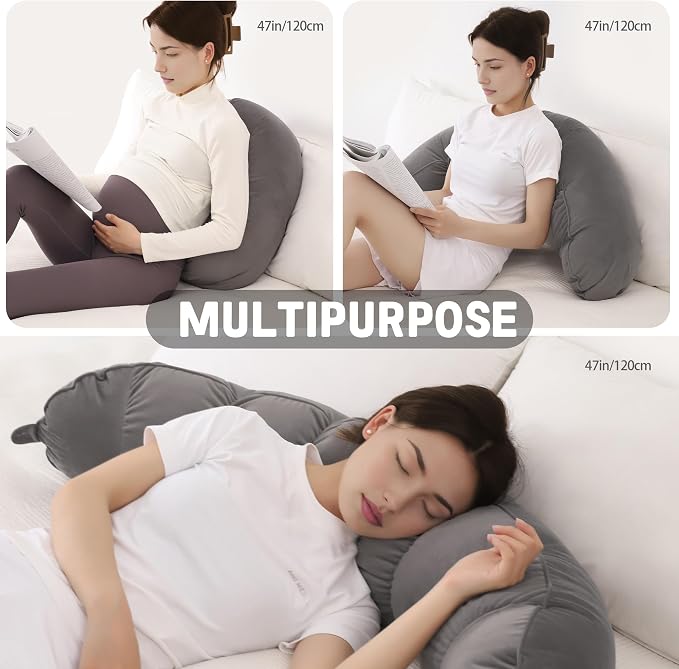 Peallow – Long Round Body Pillow - Image 6