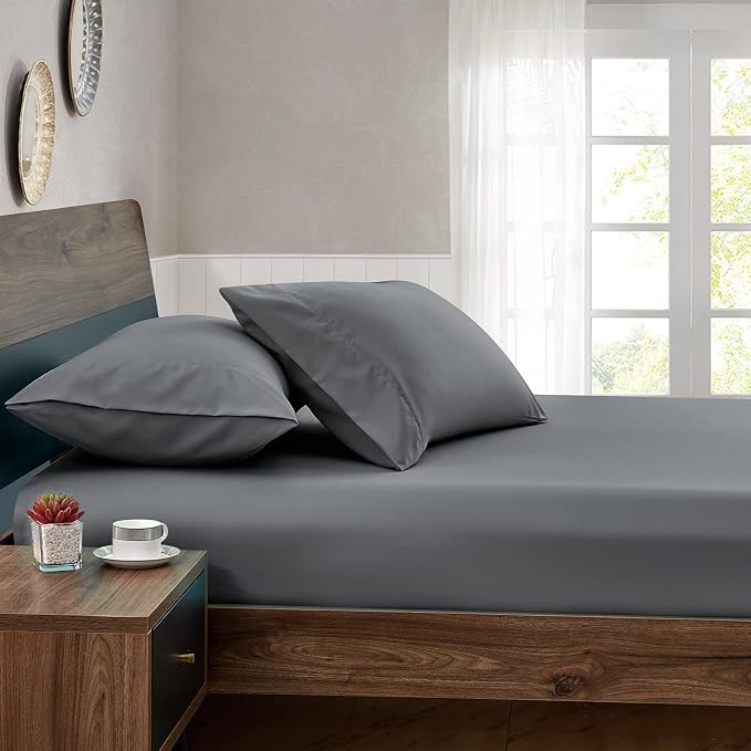 FreshCulture Twin Fitted Sheets, Bulk Pack of 6, Deep Pocket, Soft Microfiber - Image 6