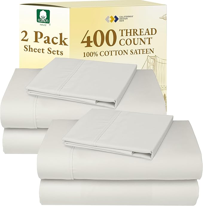 California Design Den 2-Pack Twin XL Sheet Set by CaliforniaDesignDen