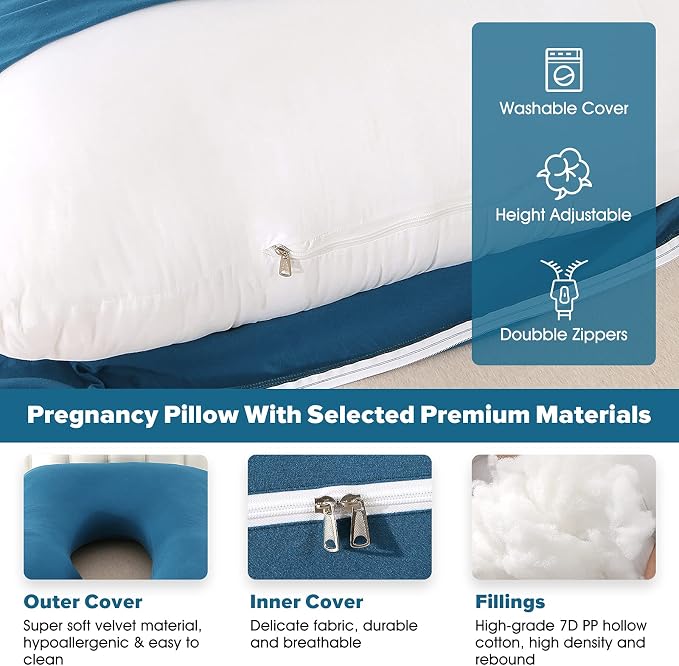 U-Shaped Full Body Pregnancy Pillow - Image 3