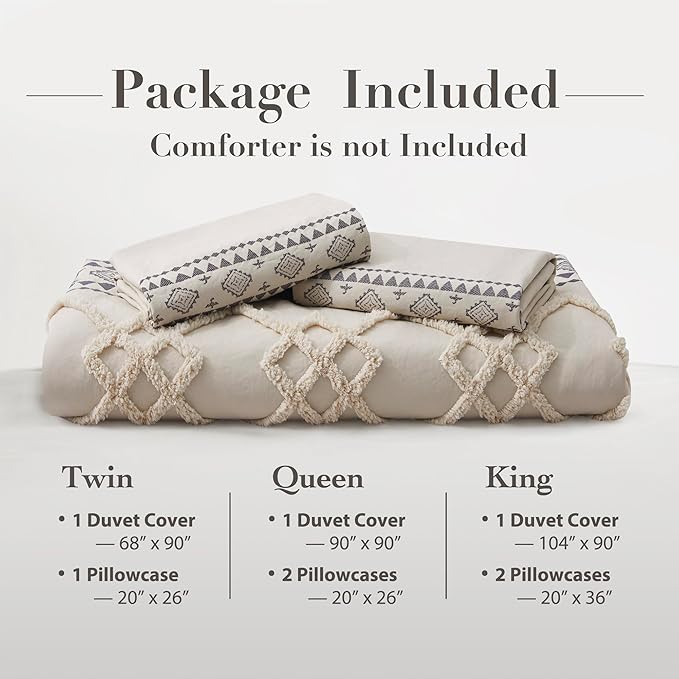 Oli Anderson Boho Duvet Cover Set King Size, Durable and Super Soft Duvet Covers - Image 5