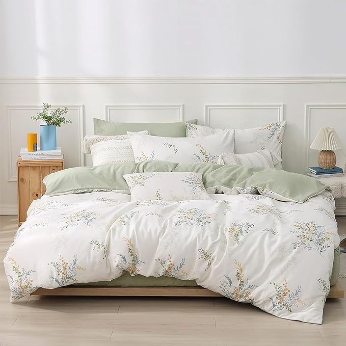 LEMIROE White Cotton Comforter Twin Size 2Pcs by LEMIROEBEDDING