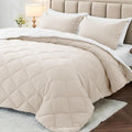 MUXHOMO 7 Pieces California King Comforter Set, Reversible Bed in a Bag Cal by MUXHOMO