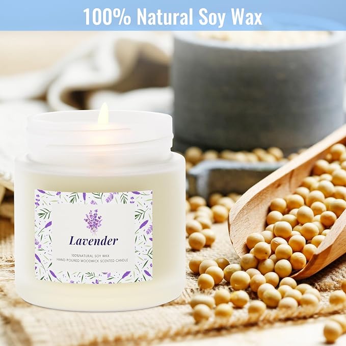 BlissfulOasis Scented Candles, Long-Lasting Candles - Image 4