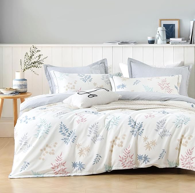 LEMIROE White Cotton Comforter Twin Size 2Pcs by LEMIROEBEDDING