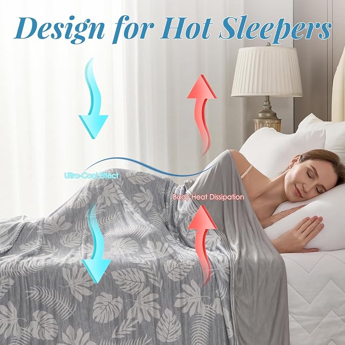 OIGAE Cooling Blanket for Hot Sleepers - Image 2
