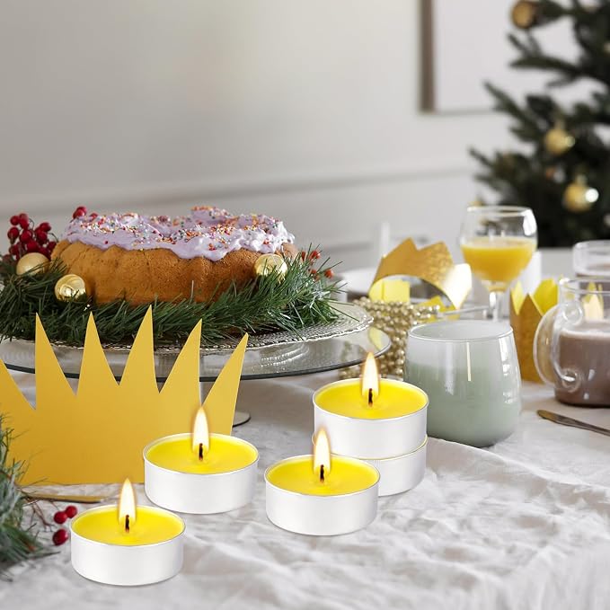 100 Pack Scented Tealight Candles - Image 6