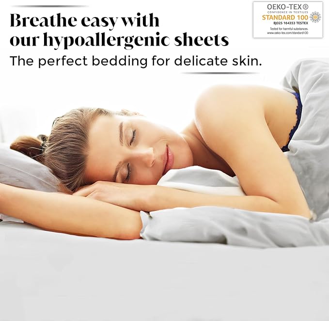 Luxury Bamboo Market | Queen Envelope Pillowcase Set | 100% Viscose Made from - Image 2