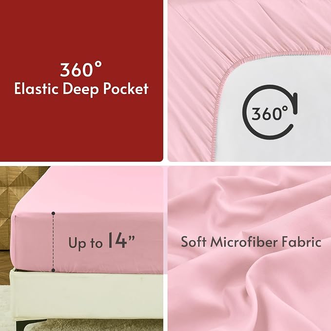 MUXHOMO 5 Pieces Twin Comforter Set, Reversible Bed in a Bag Twin Size - Image 8