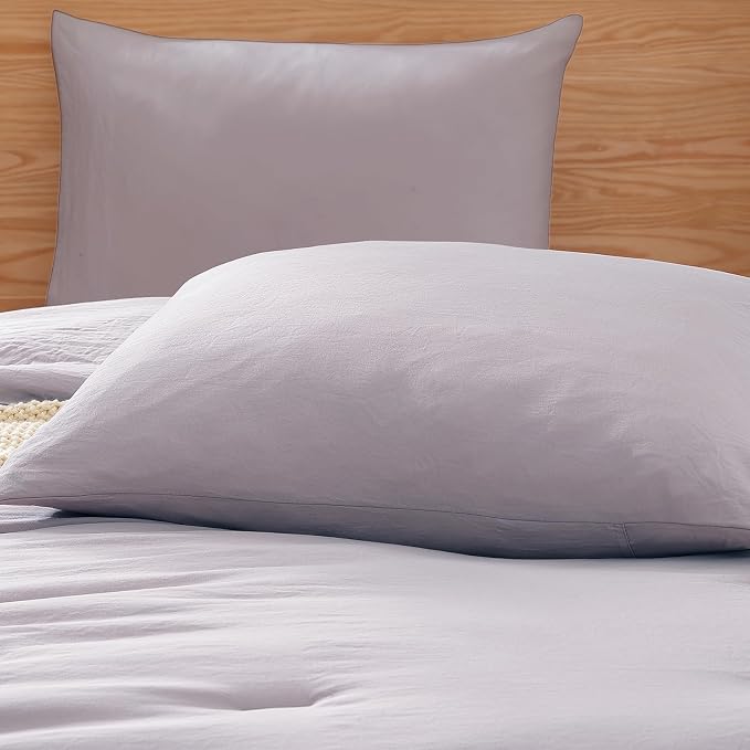 WRENSONGE Twin Comforter Set- 5 Pieces Lilac Twin Bed in a Bag, All Season Twin - Image 5