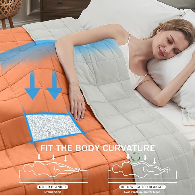 Weighted Blanket for Adults 20lbs, Soft Thick Big Blankets for All-Season - Image 2
