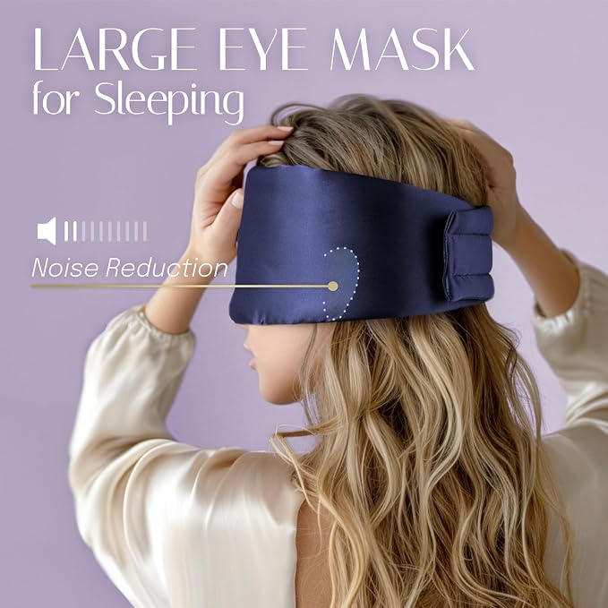 Silk Sleep Mask Soft Pressureless: 100% Mulberry Silk - Image 5