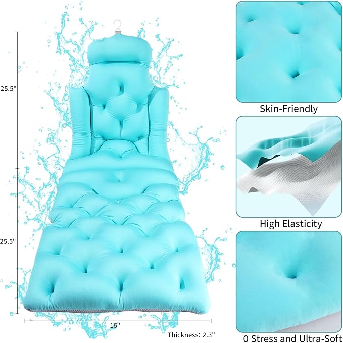 Full Body Bath Pillow, Neck & Back Support Pillow - Image 5