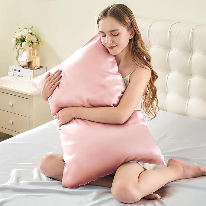 INFIIXSO Mulberry Silk Pillow Case King Size, Silk Pillowcase - Image 3