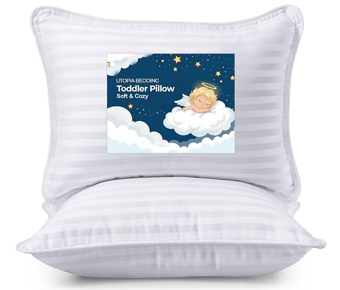 Utopia Bedding Toddler Pillow, 14x19 Small Pillow by UTOPIABEDDING