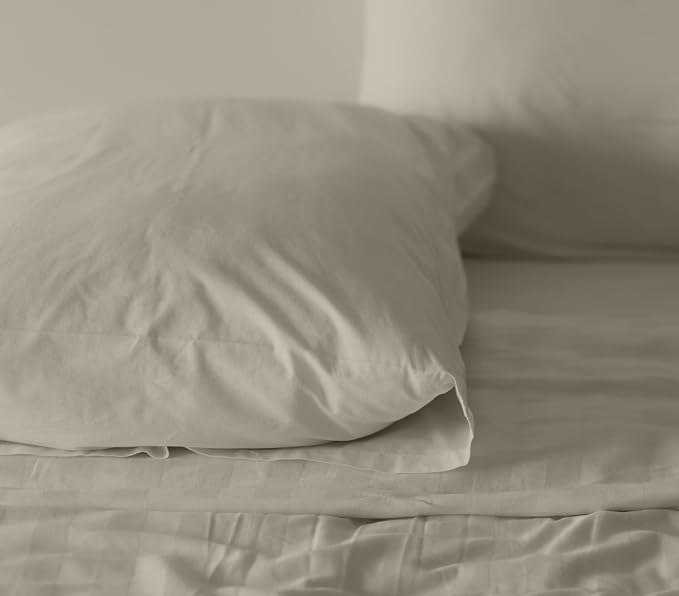 RUVANTI 100% Cotton Sheets – Twin Size Percale Bedding, Cooling & Breathable - Image 9