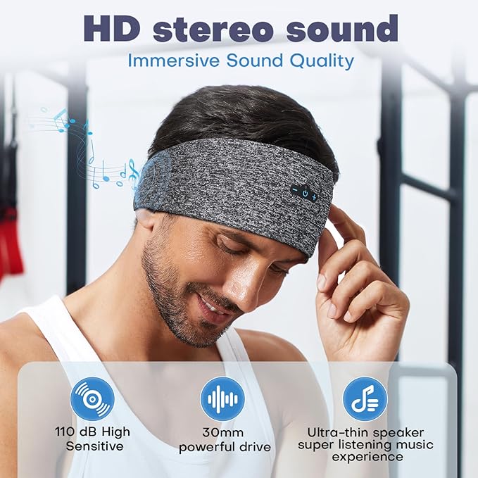 Sleep Headphones Bluetooth Headband - Image 4