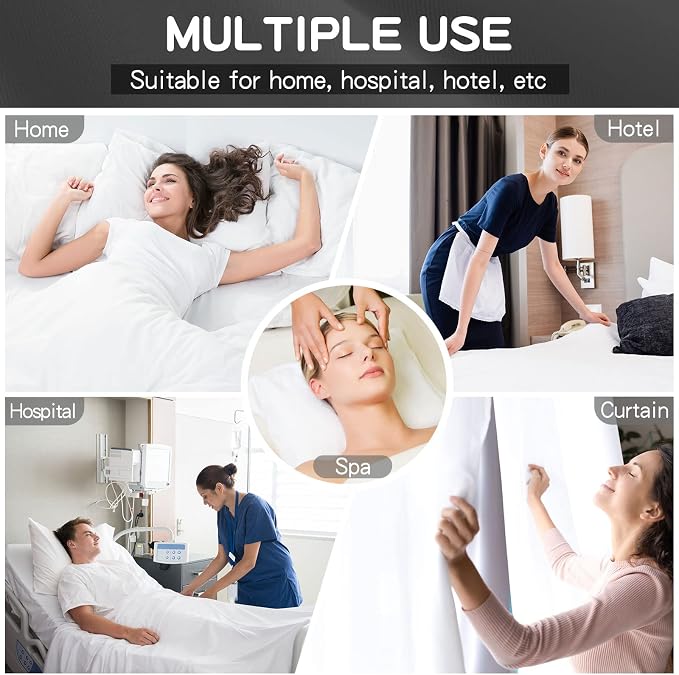 FreshCulture Twin XL Flat Sheets Only 2 Pack - Image 7