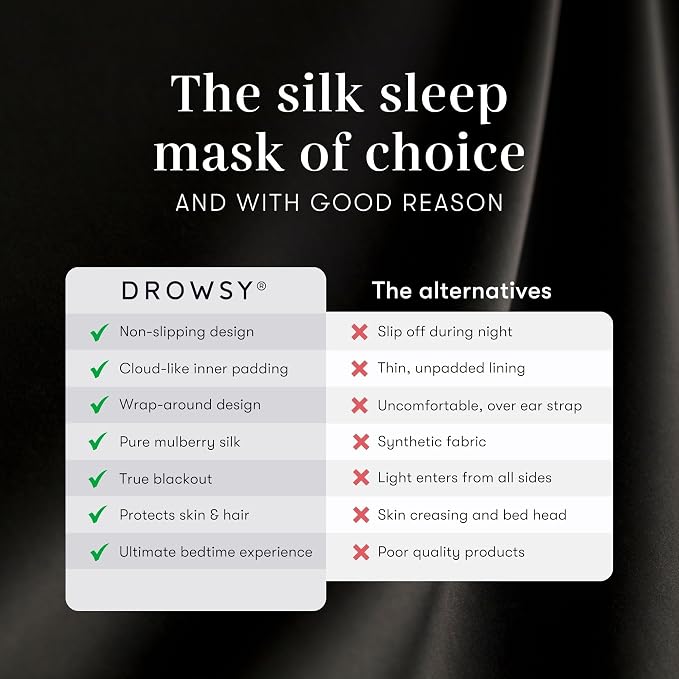 DROWSY Silk Sleep Mask - Image 4