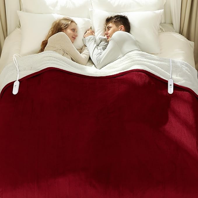 Electric Blanket Queen Size 84" x 90" by Vellubam