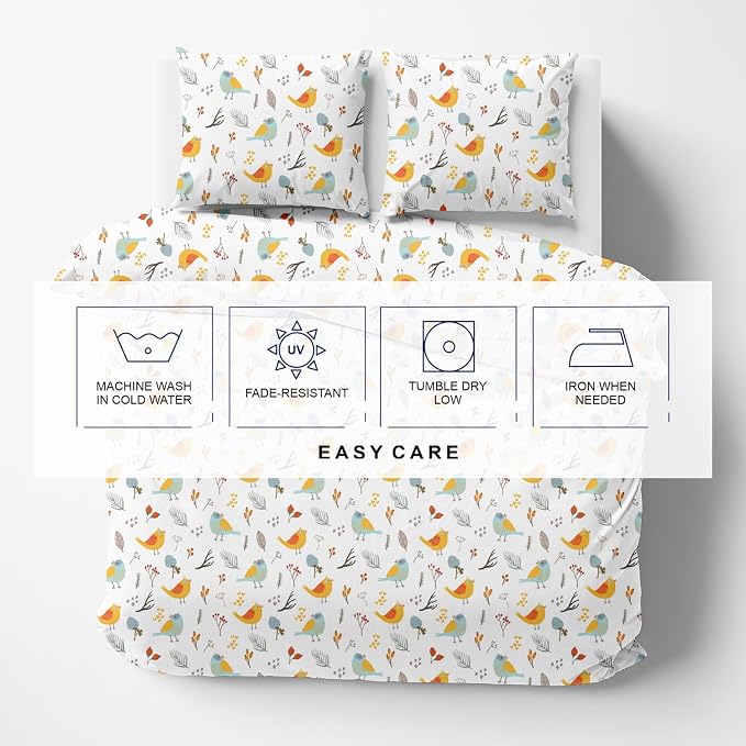 Kotton Culture 120"x120" 3 Pc Super King Plus/Super Oversize King Duvet Cover - Image 7